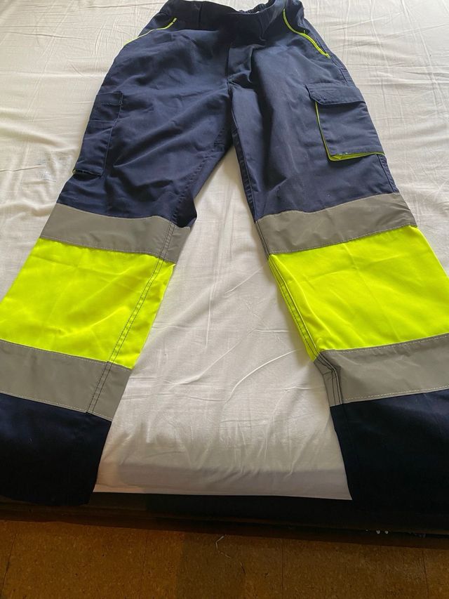 Polo M Pantalón 42 Alta Visibilidad Amarillo-Negro