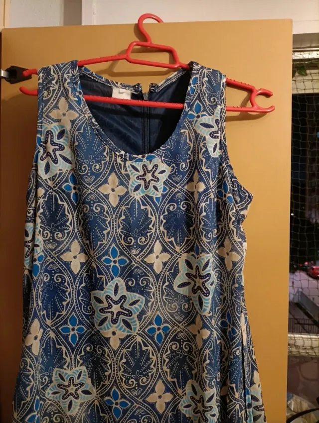 Vestido largo estampado floral