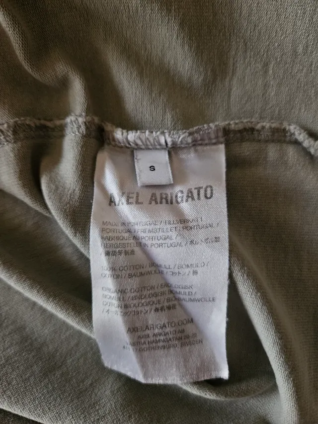 Camiseta Axel Arigato verde talla S