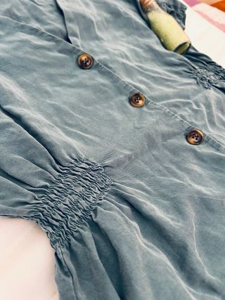 Vestido azul vaquero mujer.