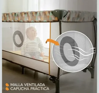 Cuna de viaje Lionelo con cambiador