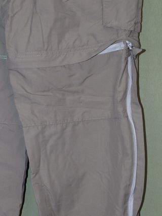 Pantalón senderismo convertible Caqui Talla M