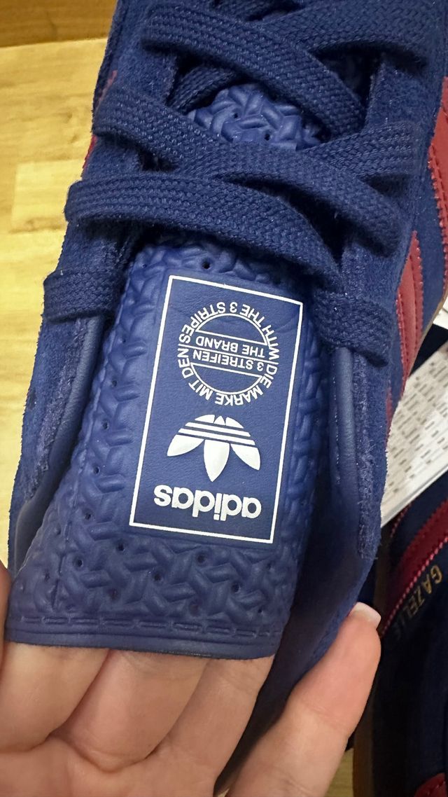 Adidas Gazelle Blu/Rosse Tg 38