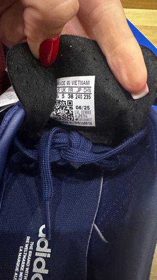 Adidas Gazelle Blu/Rosse Tg 38