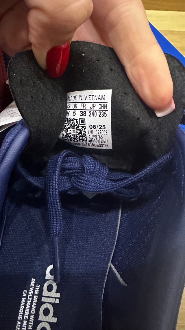 Adidas Gazelle Blu/Rosse Tg 38