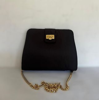 Borsetta Vintage Tessuto Nero