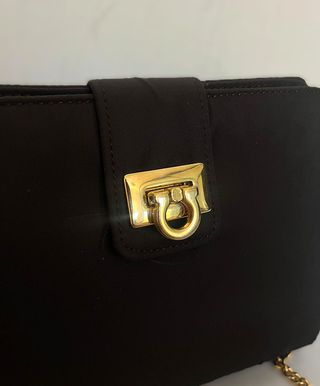 Borsetta Vintage Tessuto Nero