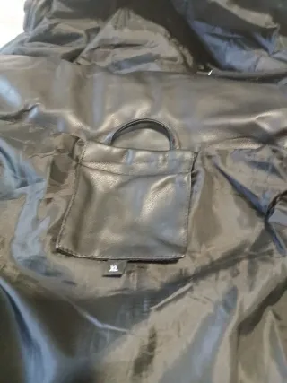 Chaleco negro acolchado mujer talla XL