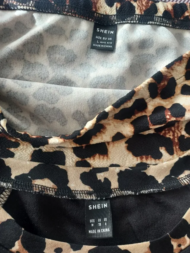 Conjunto falda y camiseta estampado animal