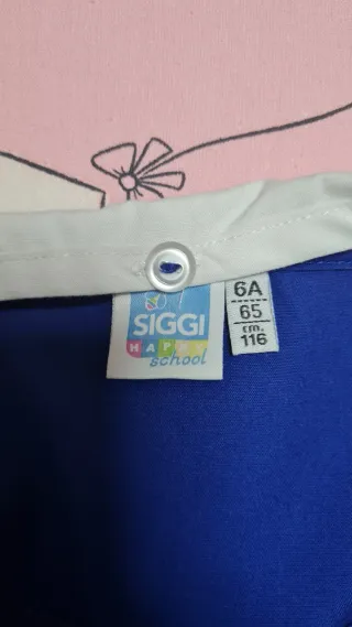 Grembiule scuola bimba 6 anni