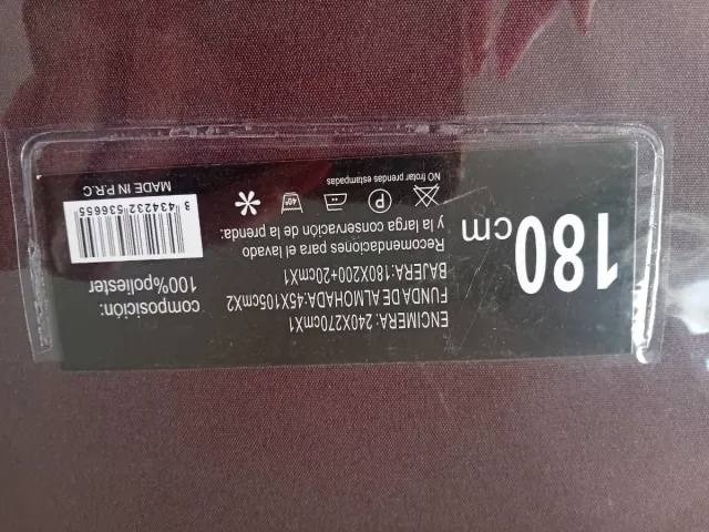 Juego de sábanas 4 piezas marrón