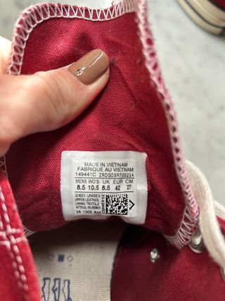 CONVERSE ALTAS BURDEOS