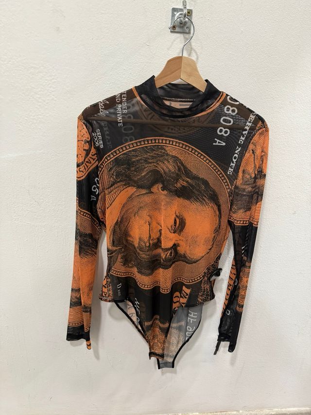 Body malla estampado billetes