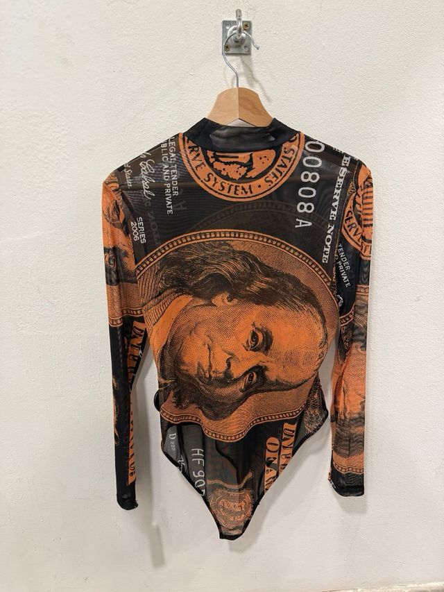 Body malla estampado billetes