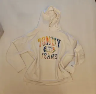 Sudadera Tommy Jeans Blanca Multicolor