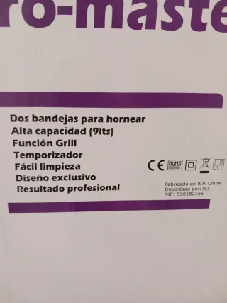 Horno Eléctrico Pro-master JP-KX091C5