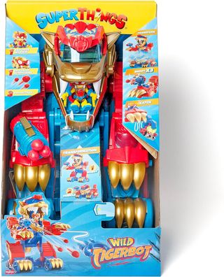 💰 - SUPERTHINGS Wild Tigerbot – Robot Tigre transf