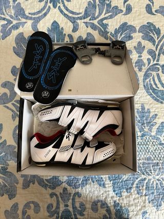 Zapatillas Ciclismo Spiuk ZS22 Talla 43 Y calas