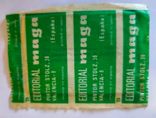 Cromos Soldados Troquelados Sin Abrir