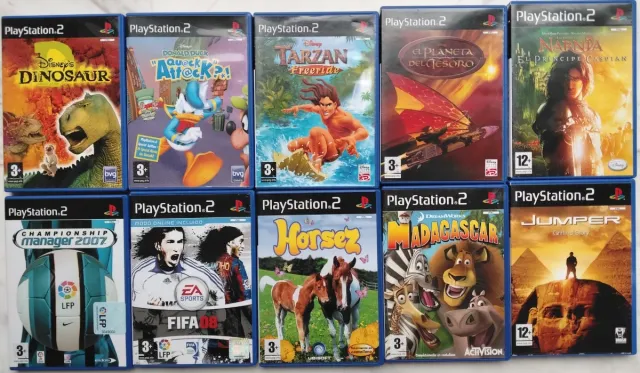 Lote 10 Videojuegos PS2 (PlayStation 2)