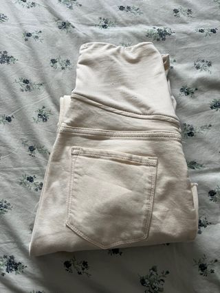 Pantalón vaquero premamá azul