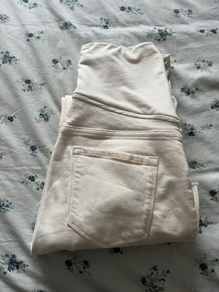 Pantalón vaquero premamá azul