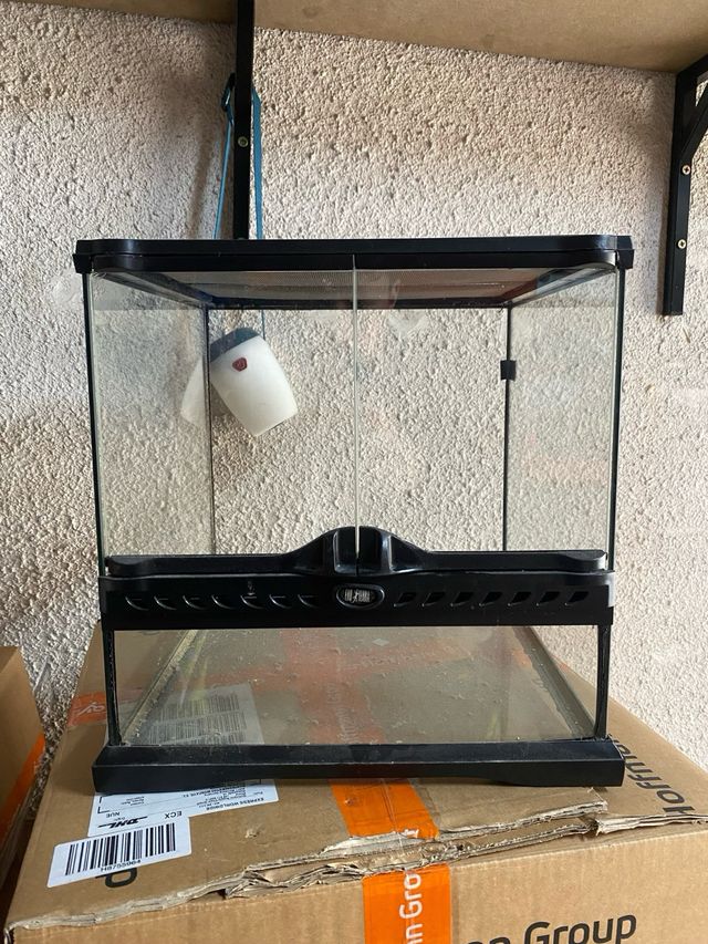 Terrario Exoterra Negro