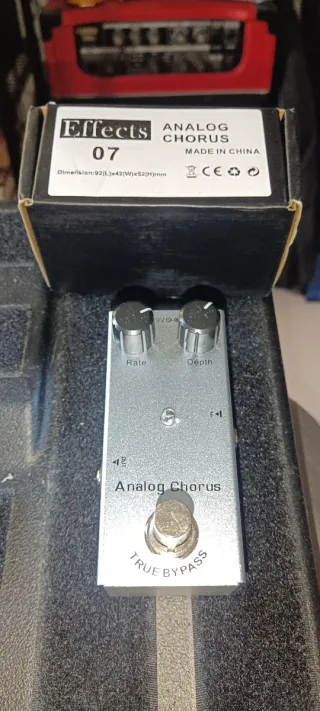 7 mini pedales Guitarra NUEVOS