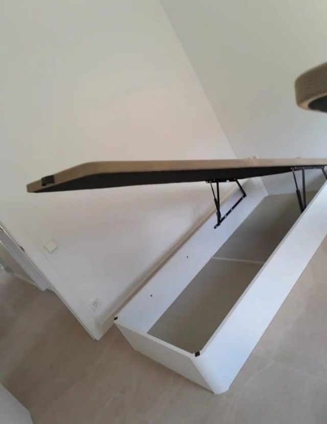 Divano letto pieghevole in legno