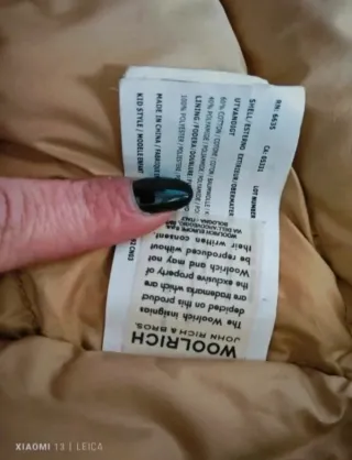 Giubbotto Woolrich ragazzo originale