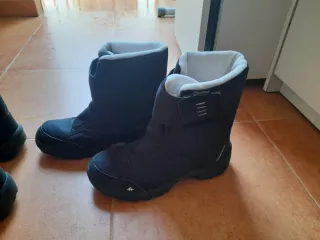 Botas de nieve infantiles negras