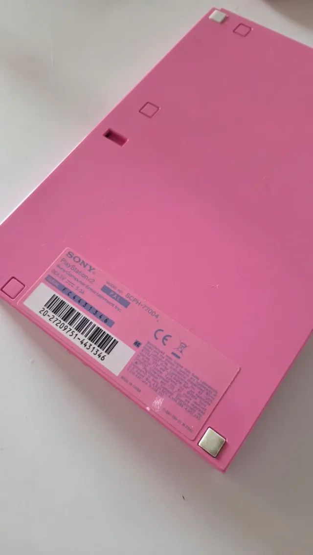 Consola PS2 Slim Rosa + Accesorios