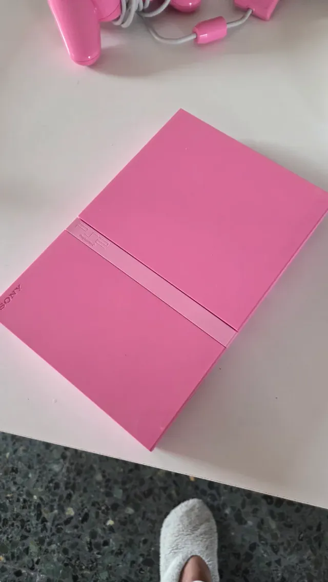 Consola PS2 Slim Rosa + Accesorios