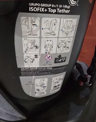 Silla de coche Grupos 0-3 ISOFIX