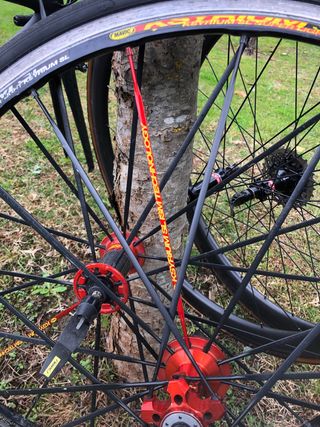 Cuadro y manillar carbono Scott bici freno zapata