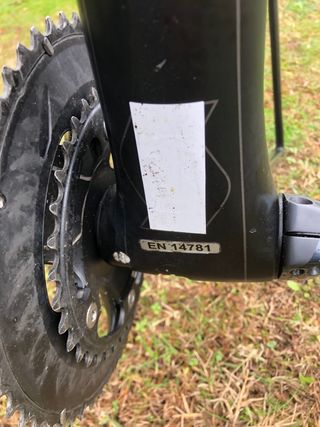 Cuadro y manillar carbono Scott bici freno zapata