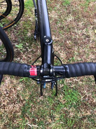 Cuadro y manillar carbono Scott bici freno zapata