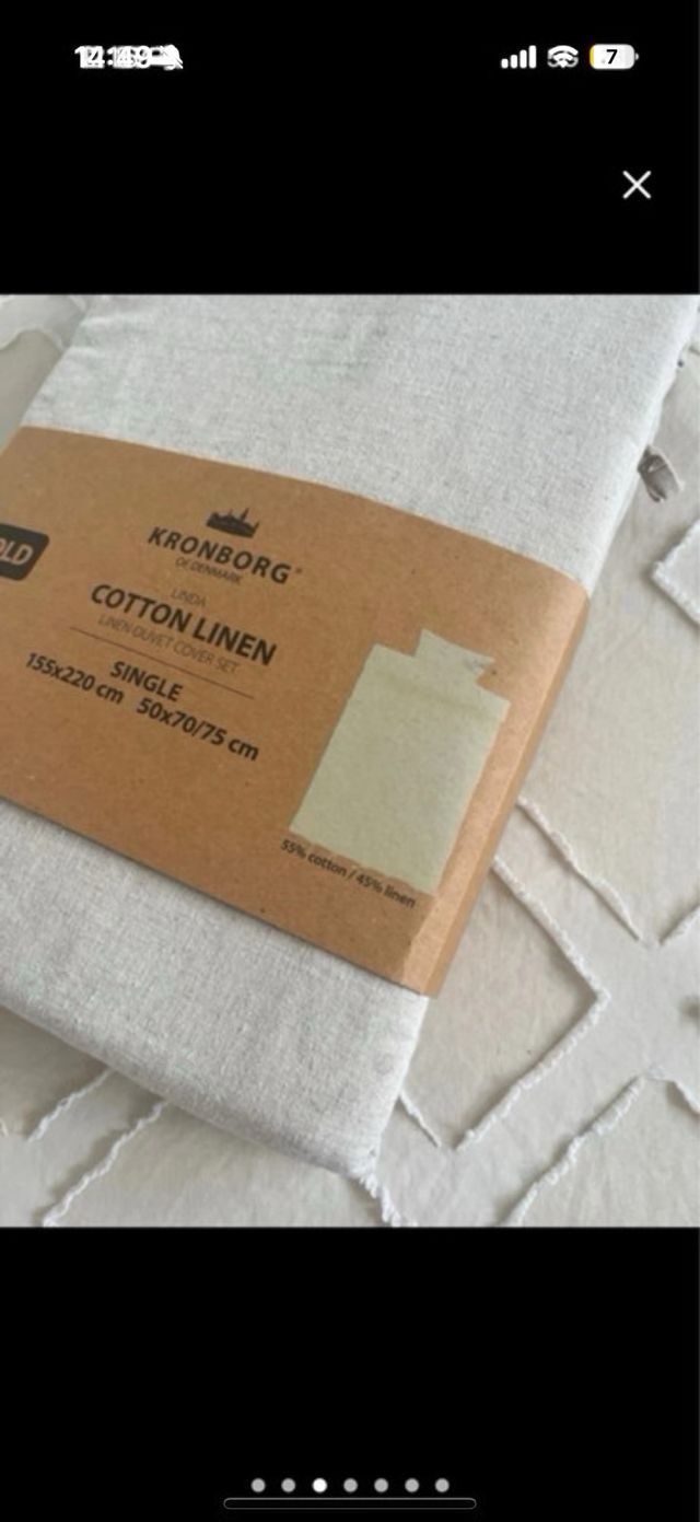 Funda Nórdica Algodón Lino KRONBORG