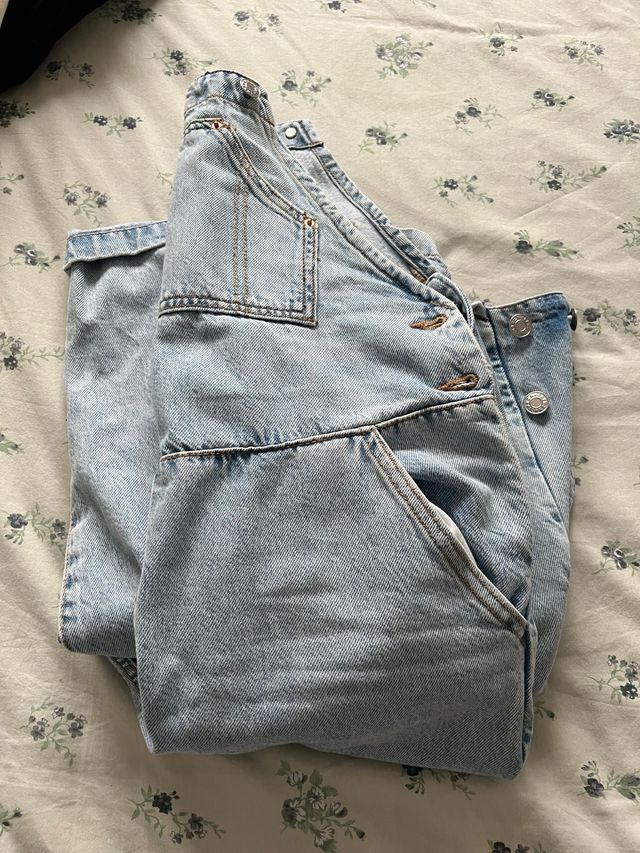 Peto premamá vaquero Mango