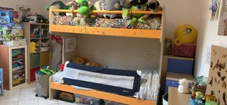 Letto a castello con scala, come nuovo