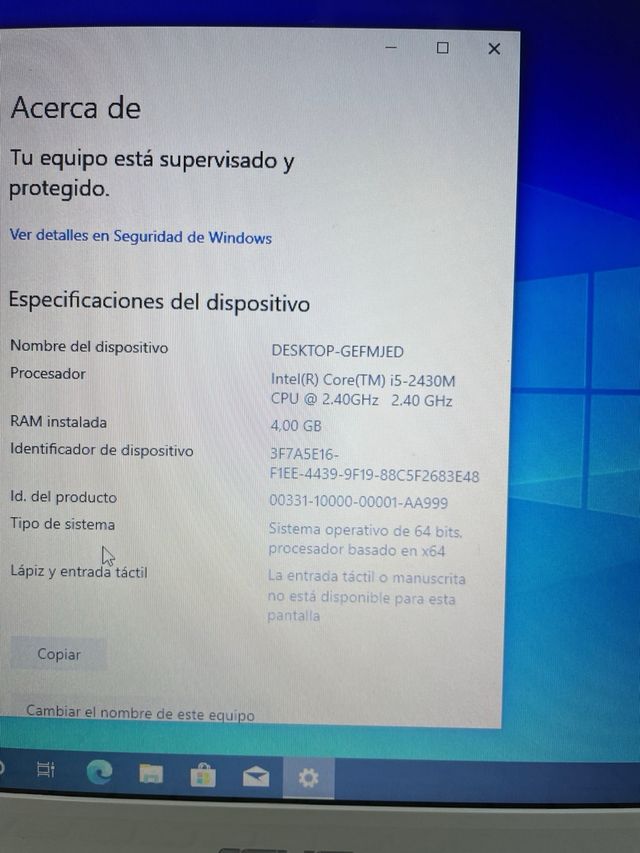 Portátil Asus Intel i5 500GB