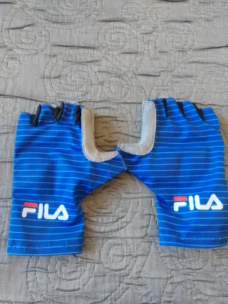 Guantes Fila Azules y Grises sin dedos