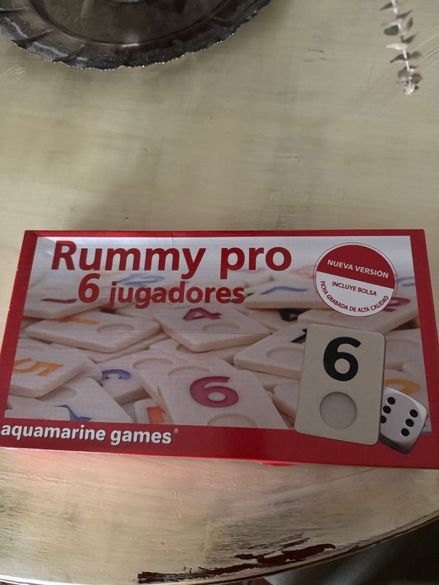 Rummy pro 6 jugadores Aquamarine Games