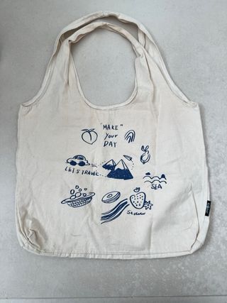 Bolso de tela con estampado