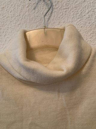 Vestido de punto con falda de cuadros