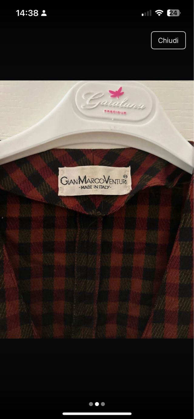 Giacca Gianmarco Venturi a quadri