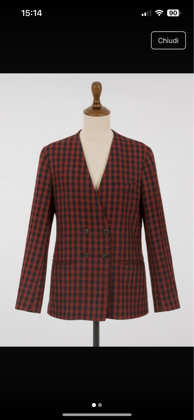 Giacca Gianmarco Venturi a quadri