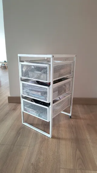 Cajonera Ikea Lennart Bianca Metallizzata