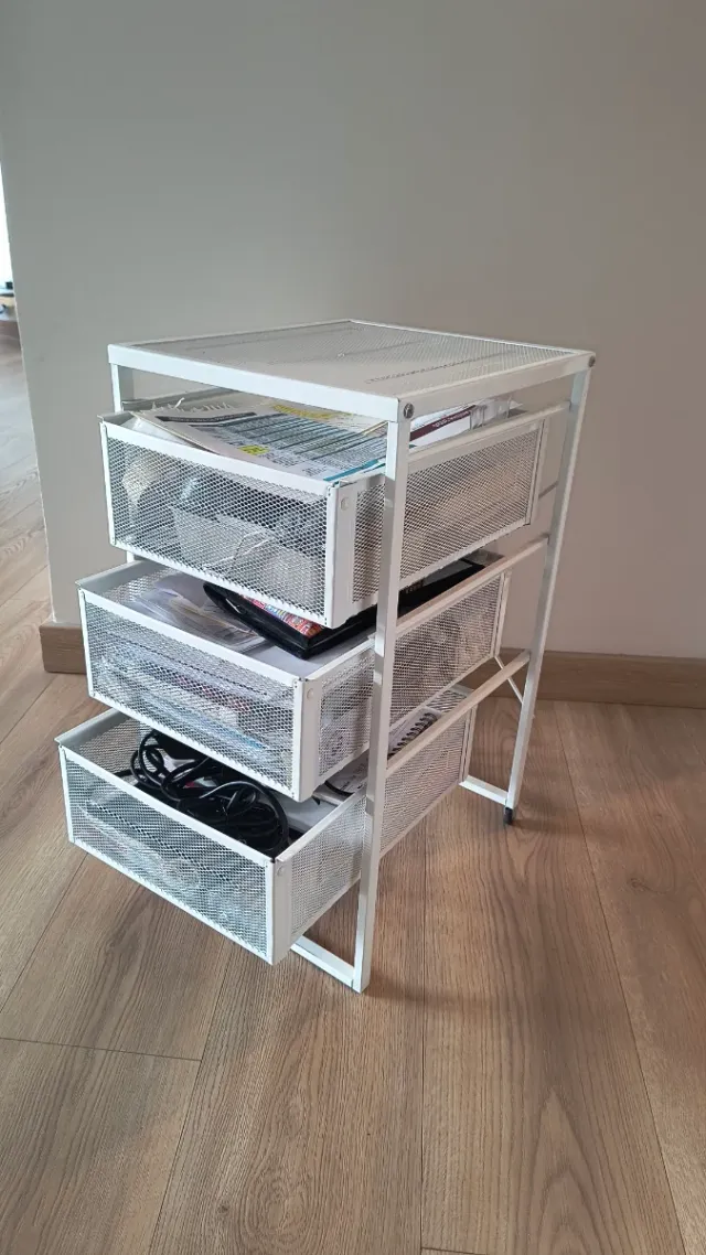 Cajonera Ikea Lennart Bianca Metallizzata