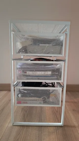 Cajonera Ikea Lennart Bianca Metallizzata